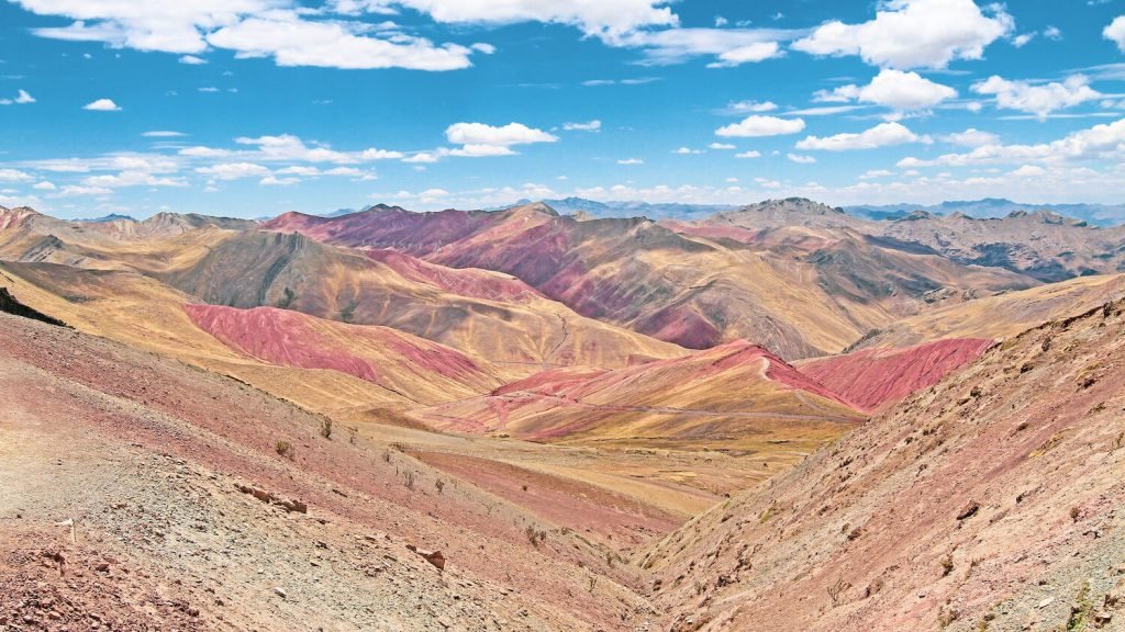 Valles rojos en Palcoyo