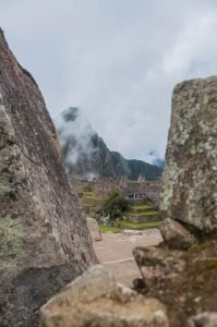 Machu Picchu and tourists