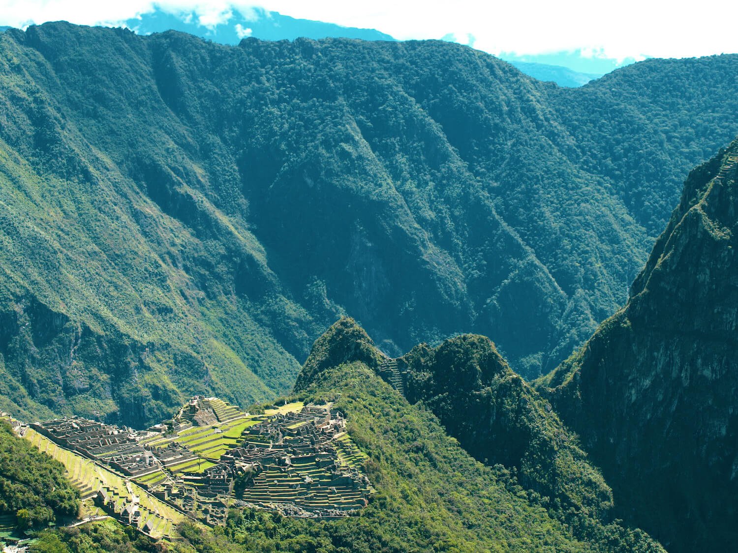 Machu Picchu from Sun Gate - Inca Trail
