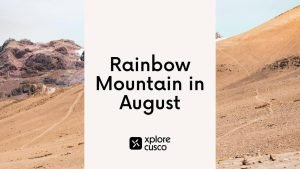 Rainbow Mountain in August