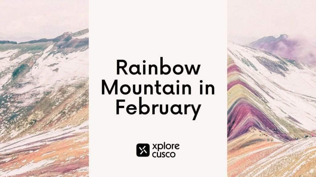 Rainbow Mountain in February