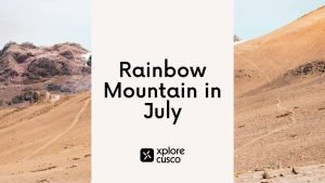Rainbow Mountain in July